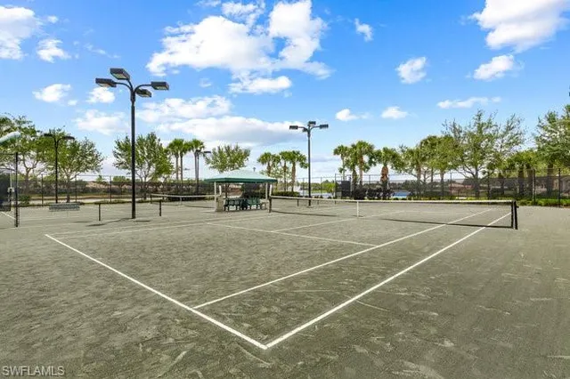 a view of a tennis court
