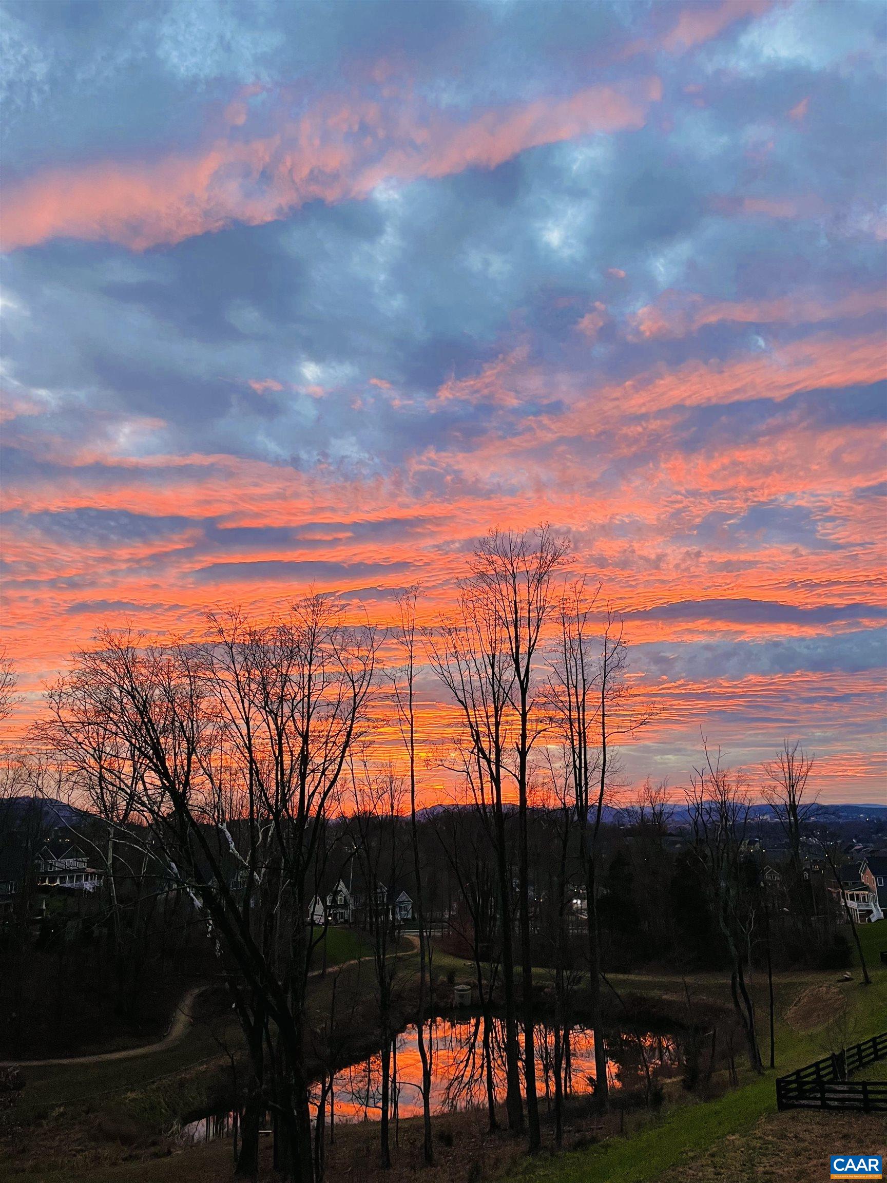 2246 Hyland Ridge Drive Charlottesville, VA 22911 - Photo 5 of 53 Stunning sunsets over the community pond.