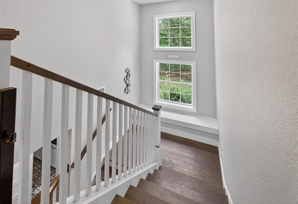 4747 Stonebridge Athens, TX 75751 - Photo 23 of 40 a view of a hallway with wooden floor and staircase