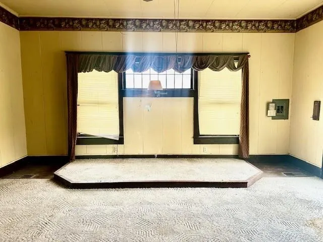 a view of a front door of house