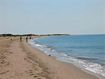a view of ocean view with beach