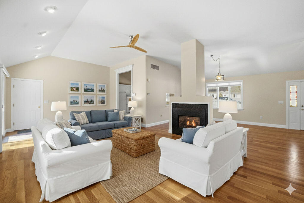 240 Surf Drive Mashpee, MA 02649 - Photo 4 of 45 Virtual living room around gas fireplace