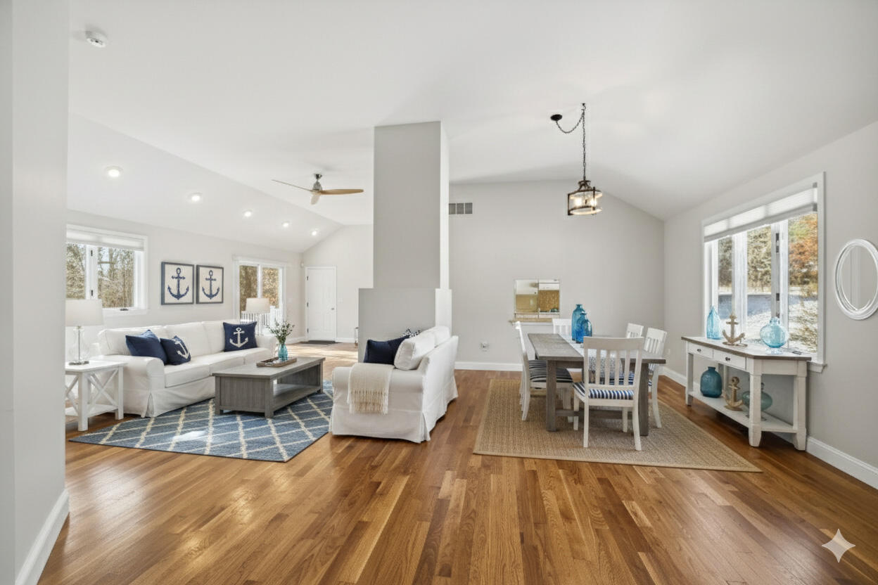 240 Surf Drive Mashpee, MA 02649 - Photo 6 of 45 Virtual livingroom, dining room