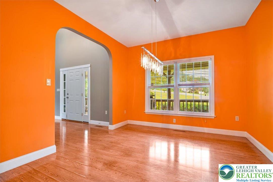 1488 Kelly Road Stroudsburg, PA 18360 - Photo 26 of 89 a view of an empty room with wooden floor and a window