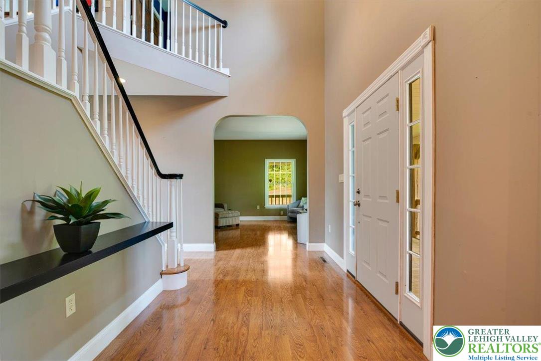 1488 Kelly Road Stroudsburg, PA 18360 - Photo 39 of 89 a view of a hallway view with wooden floor and staircase