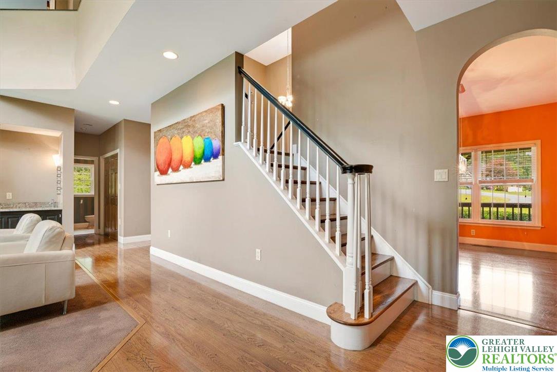 1488 Kelly Road Stroudsburg, PA 18360 - Photo 40 of 89 a view of entryway and hall with wooden floor