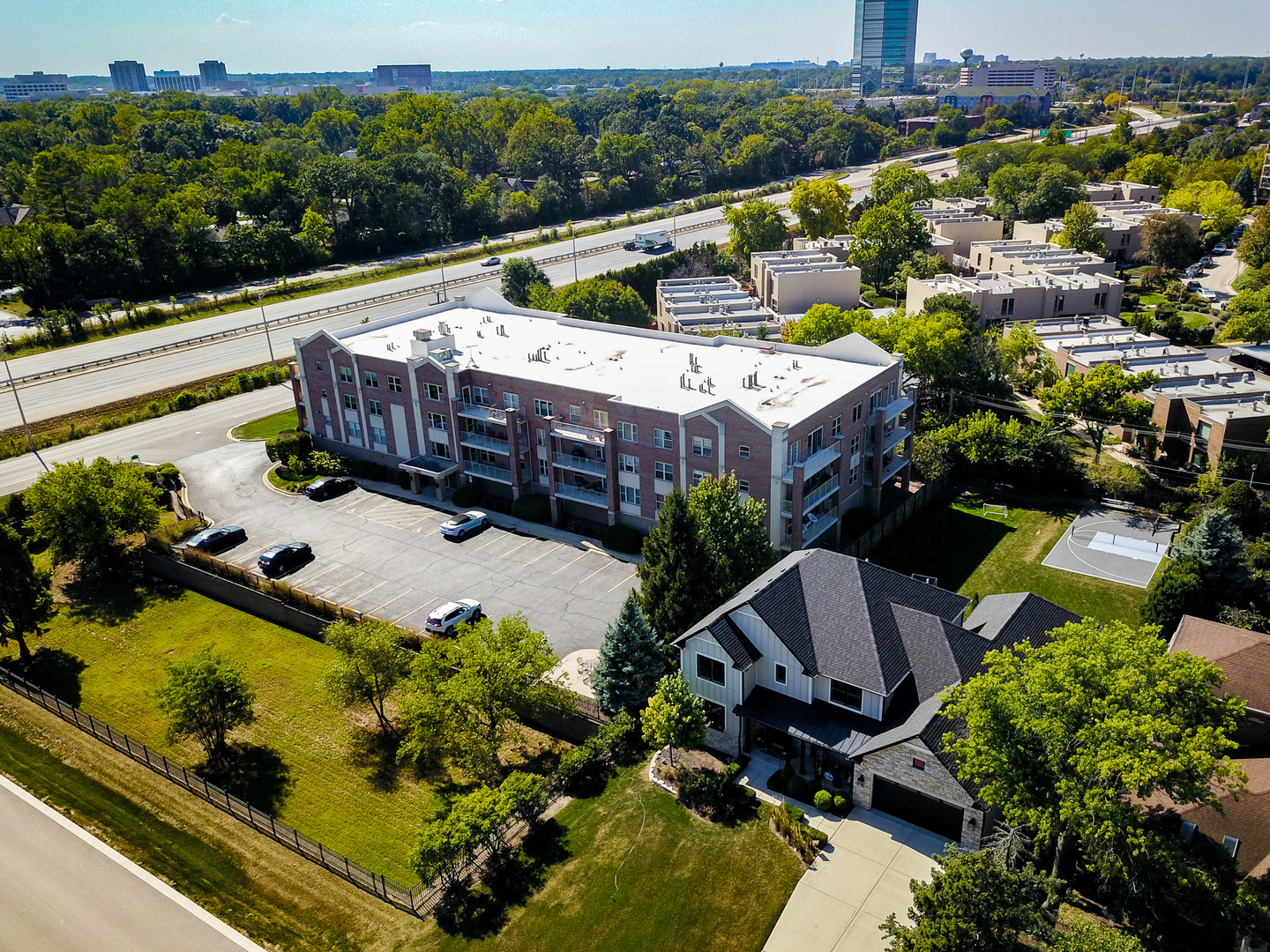1200 South Prospect Avenue, Unit 303 Elmhurst, IL 60126 - Photo 20 of 21 an aerial view of house with yard