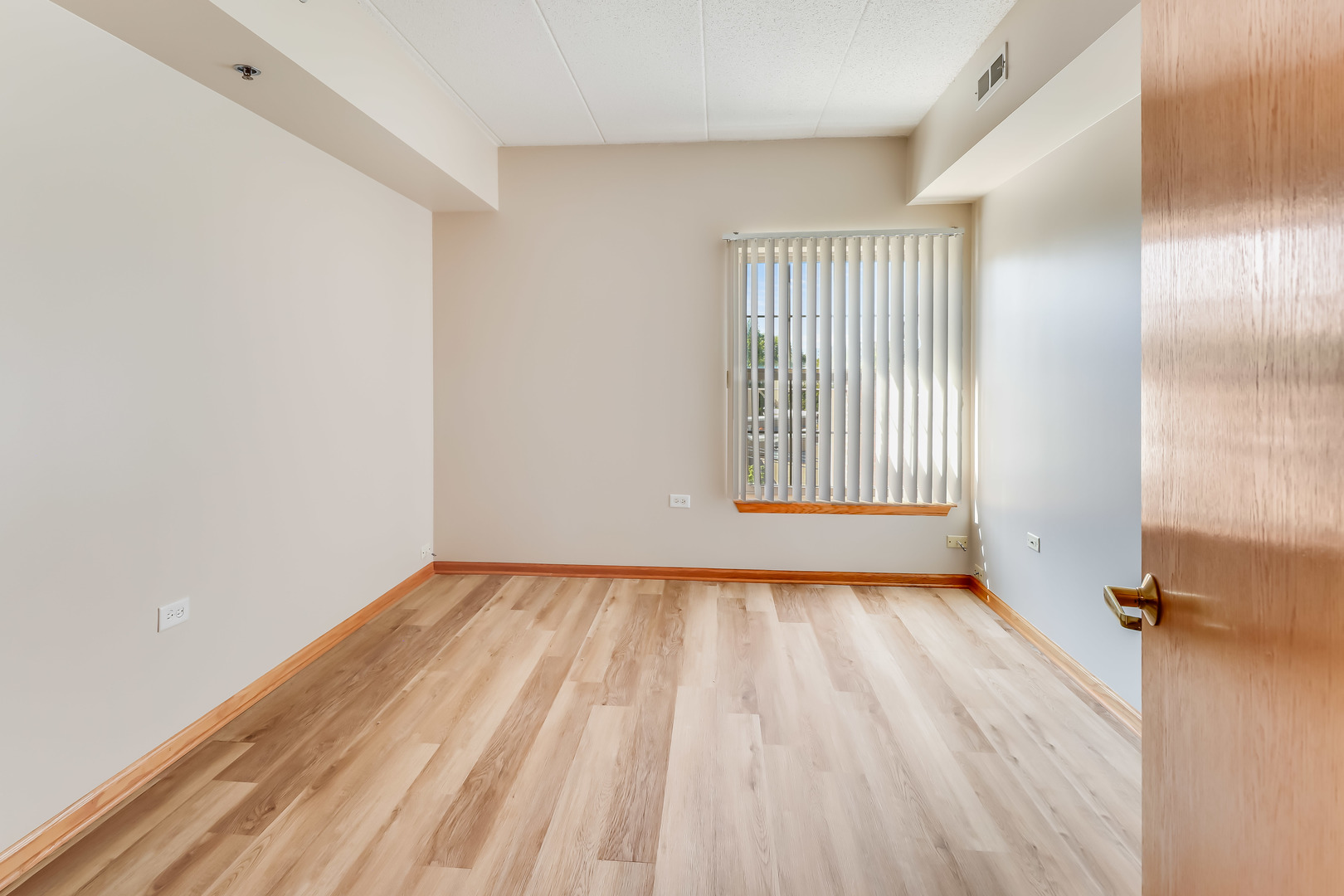1200 South Prospect Avenue, Unit 303 Elmhurst, IL 60126 - Photo 10 of 21 a view of a room with wooden floor and a window