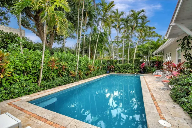 a outdoor living with furniture and garden