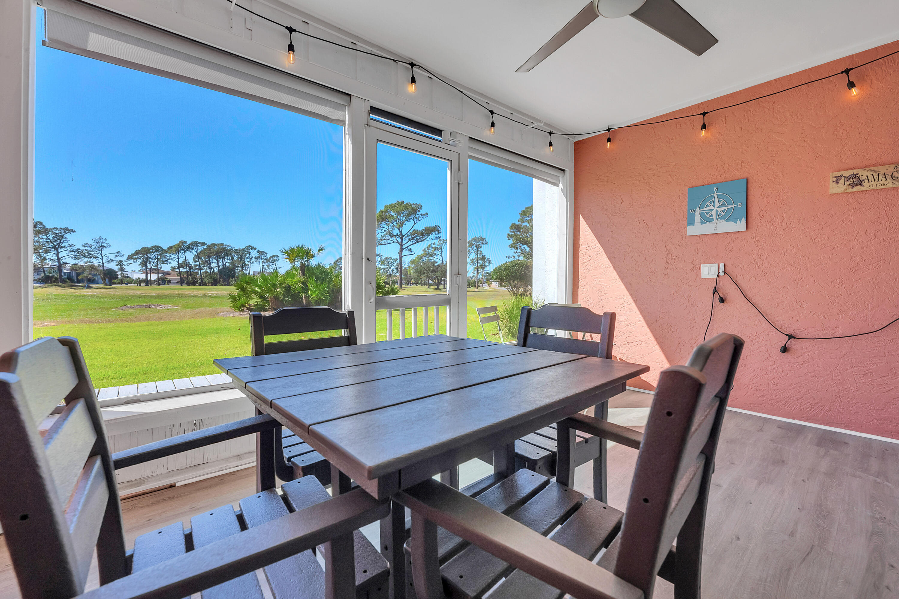 4305 Bay Point Road, Unit 445 Panama City Beach, FL 32408 - Photo 34 of 40 View from Enclosed Patio