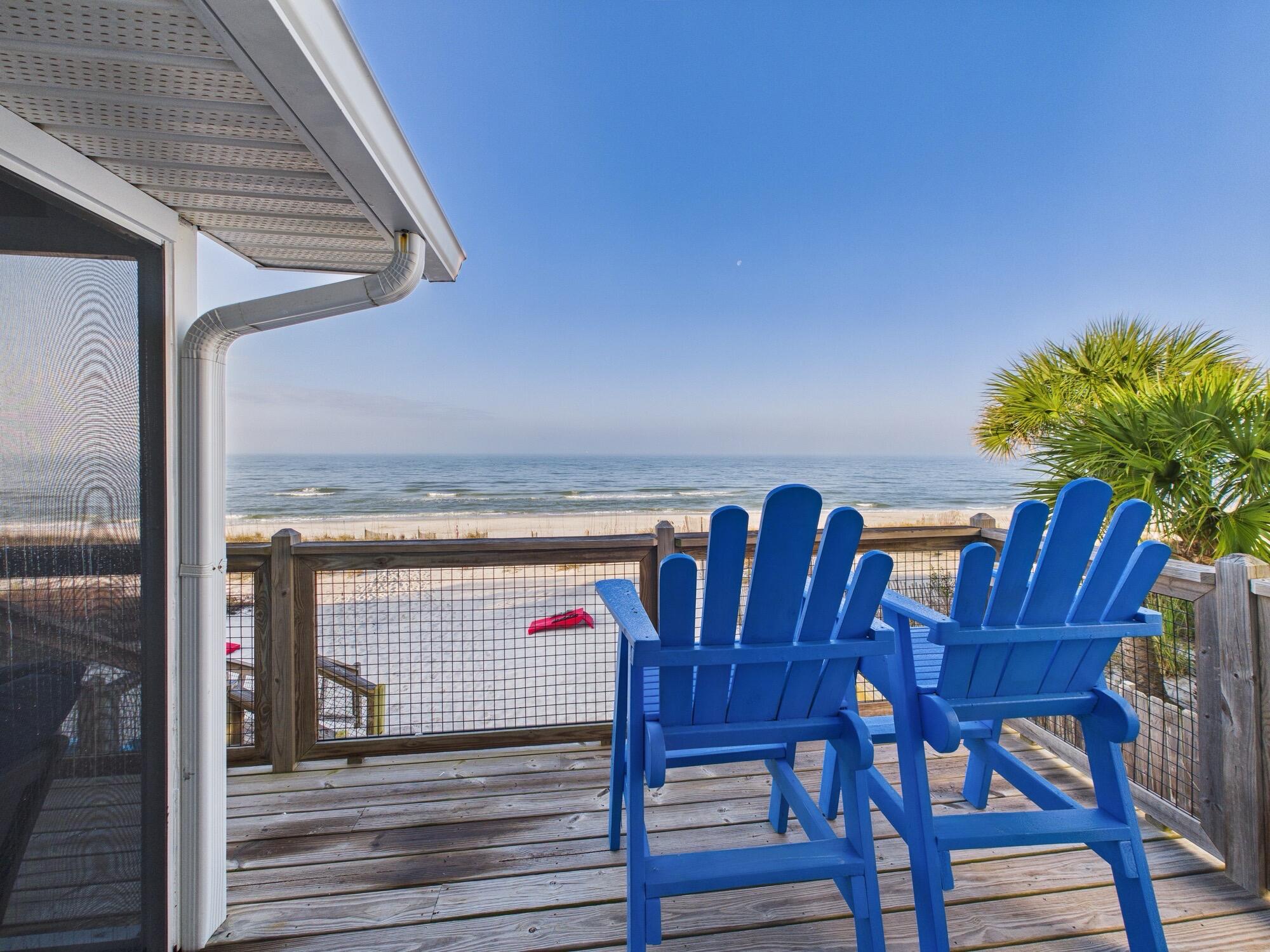 5191 Clipper Way Port St. Joe, FL 32456 - Photo 18 of 23 a view of a balcony with furniture