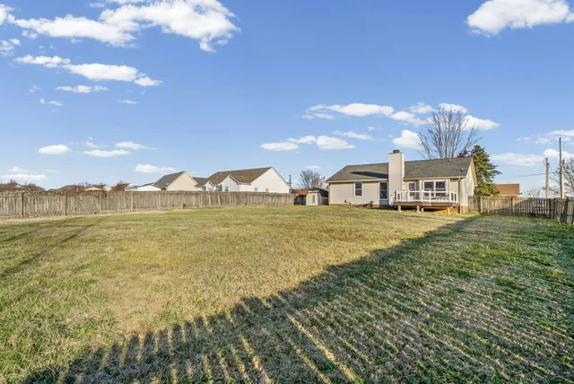 a view of a lake with houses