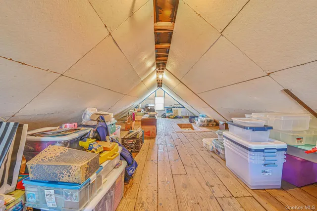 a view of a storage room