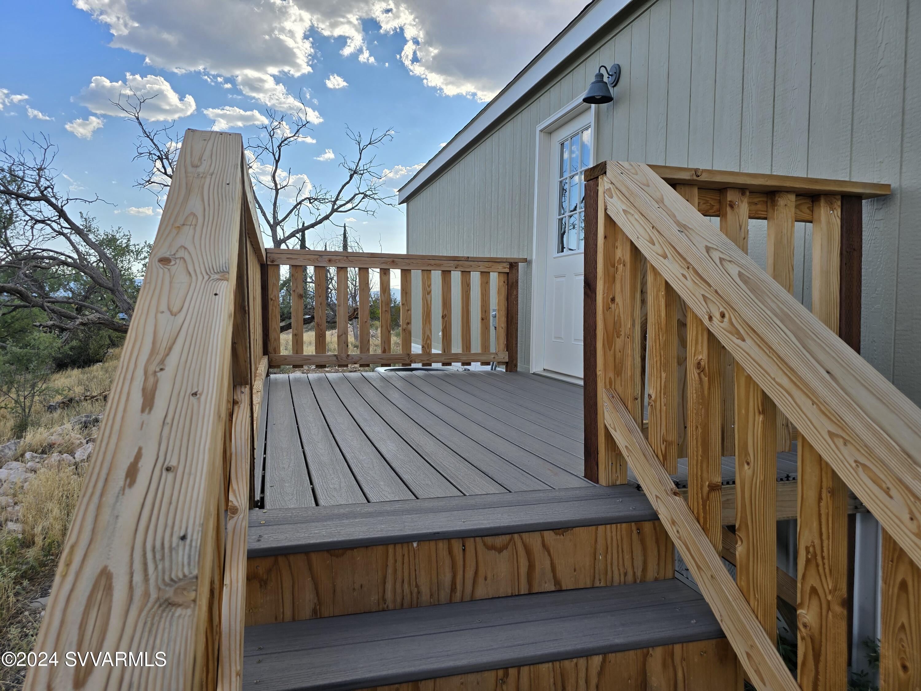 5205 Albatross Road Rimrock, AZ 86335 - Photo 5 of 23 a view of balcony with wooden floor