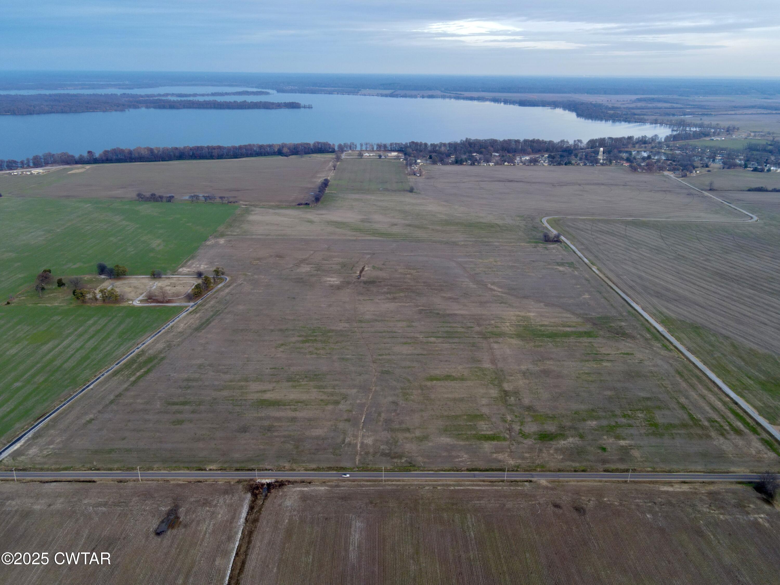 a view of an ocean beach