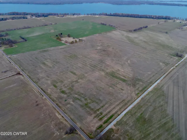 a view of a dry yard with wooden fence