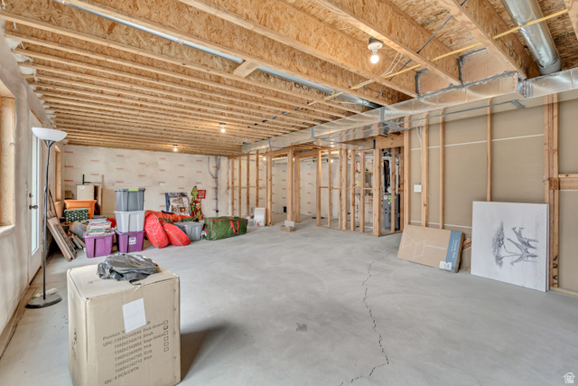 1577 Quailhill Road Saratoga Springs, UT 84045 - Photo 30 of 46 View of unfinished basement