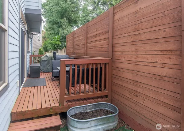 a view of deck and patio