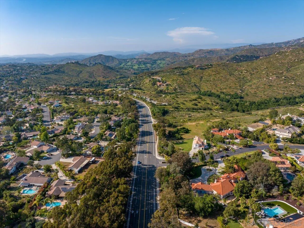 16348 Country Day Road Poway, CA 92064 - Photo 37 of 38 a view of a city with mountains in the background