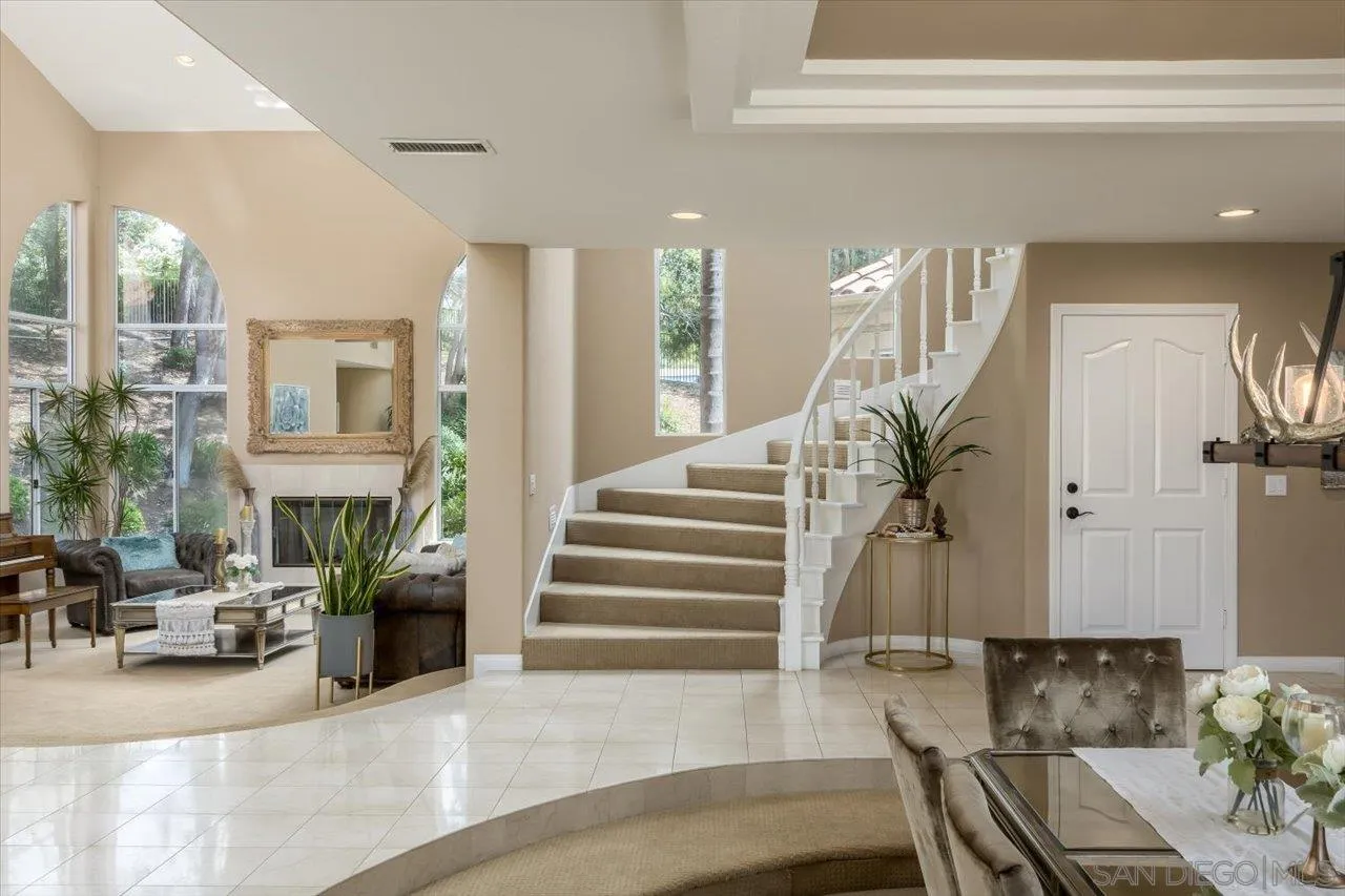 16348 Country Day Road Poway, CA 92064 - Photo 7 of 38 a view of entryway and hall with wooden floor
