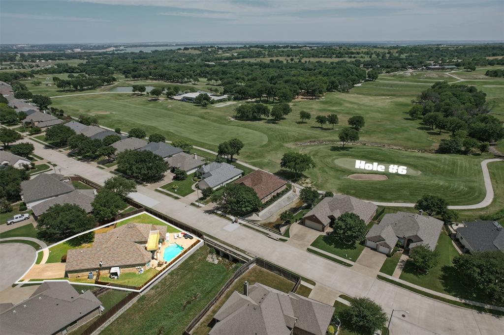 10717 Greenview Court Benbrook, TX 76126 - Photo 35 of 36 an aerial view of residential houses with outdoor space and river