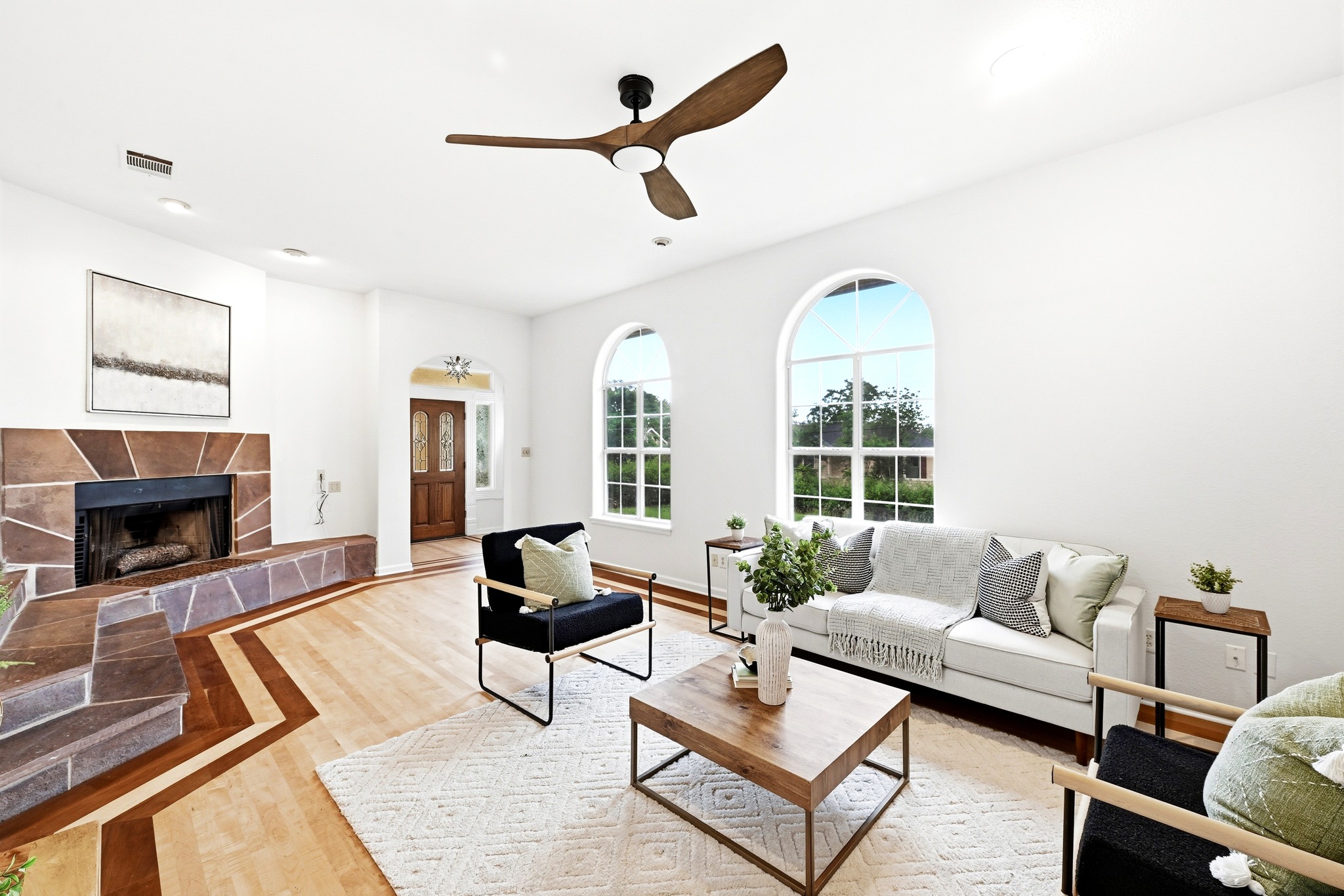 2405 Bahama Road Austin, TX 78733 - Photo 8 of 39 Arched windows flood the space with natural light.