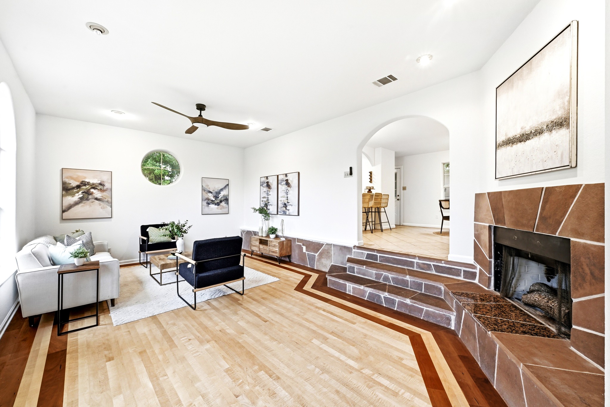 2405 Bahama Road Austin, TX 78733 - Photo 9 of 39 The fireplace is another characteristic that adds charm and originality.
