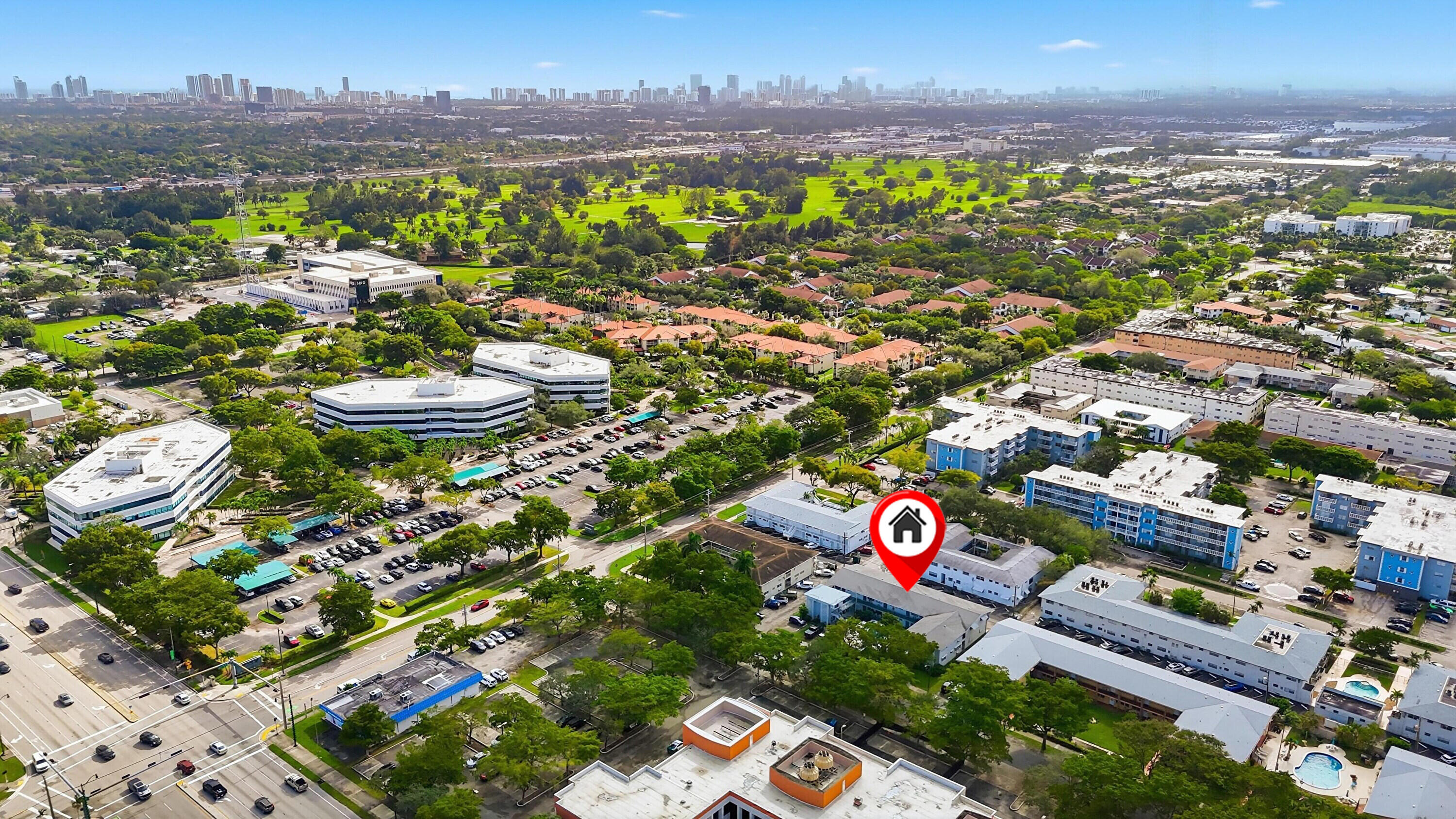 3510 Harrison Street, Unit 4 Hollywood, FL 33021 - Photo 29 of 31 a view of a city with an ocean