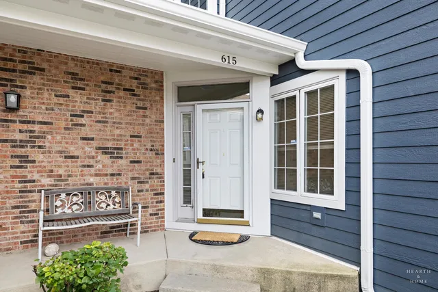 a view of front door of house