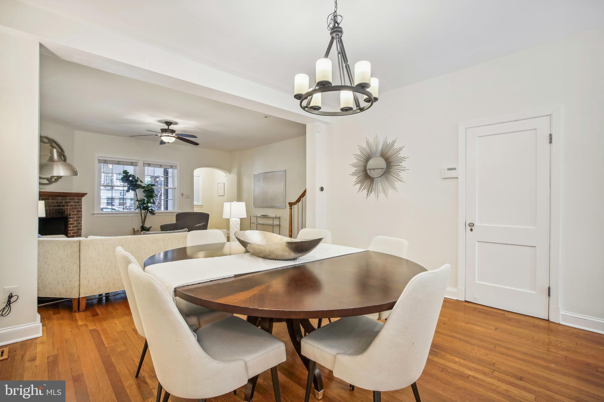 1770 Hobart Street Northwest Washington, DC 20009 - Photo 10 of 44 Dining Room, looking toward Entrance Foyer