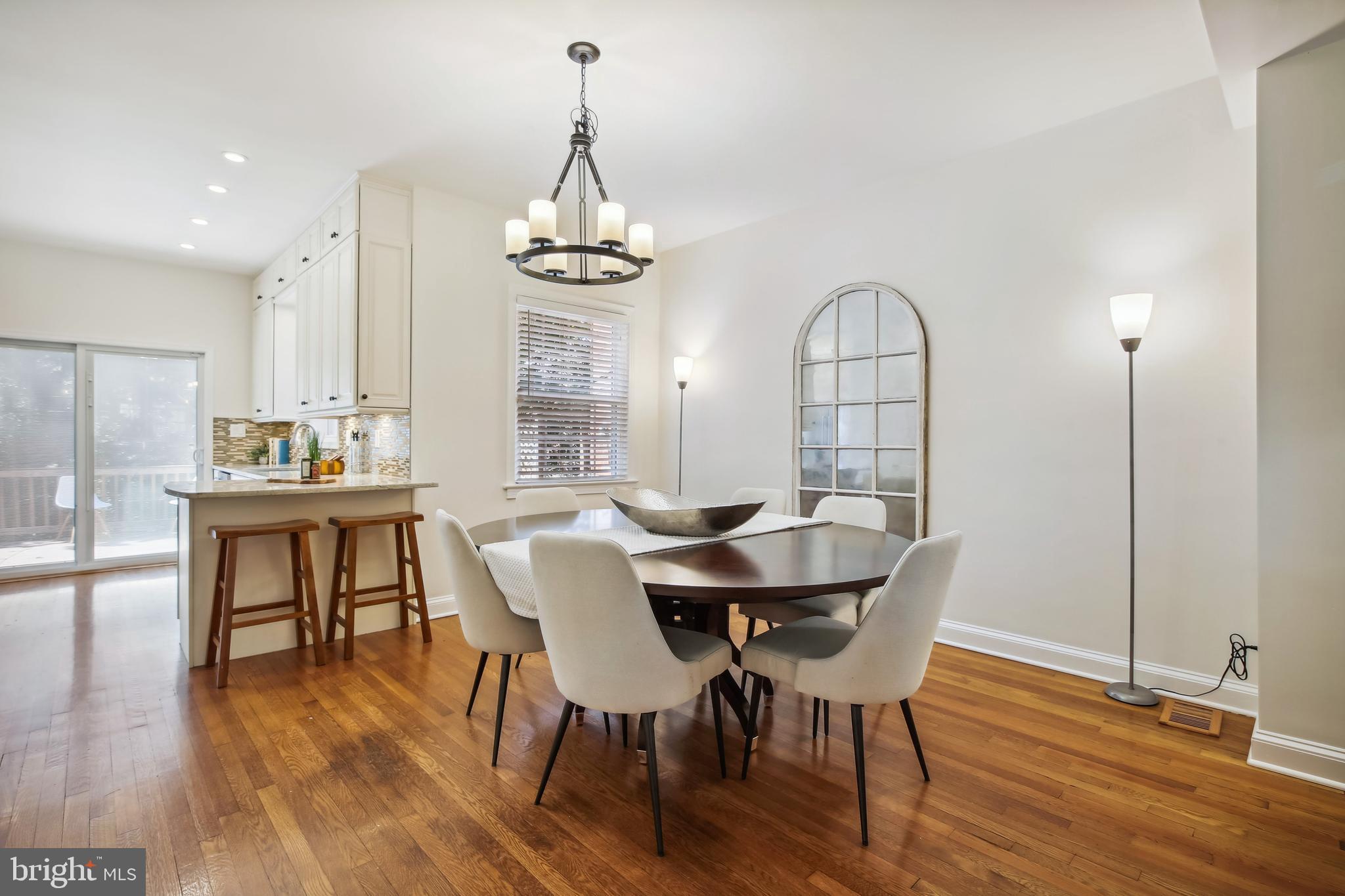 1770 Hobart Street Northwest Washington, DC 20009 - Photo 13 of 44 DR w/bright Southern exposure, toward open kitchen