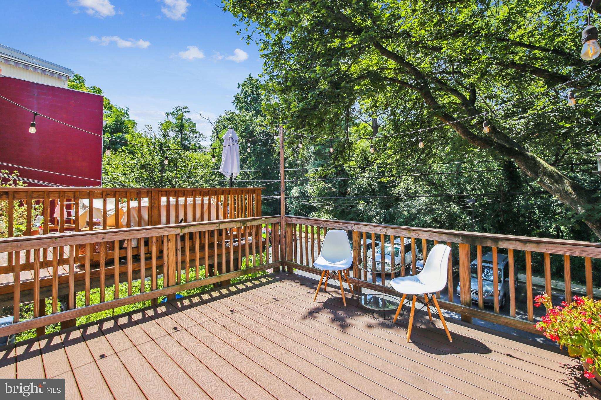 1770 Hobart Street Northwest Washington, DC 20009 - Photo 22 of 44 This deck is built for al fresco dinner parties