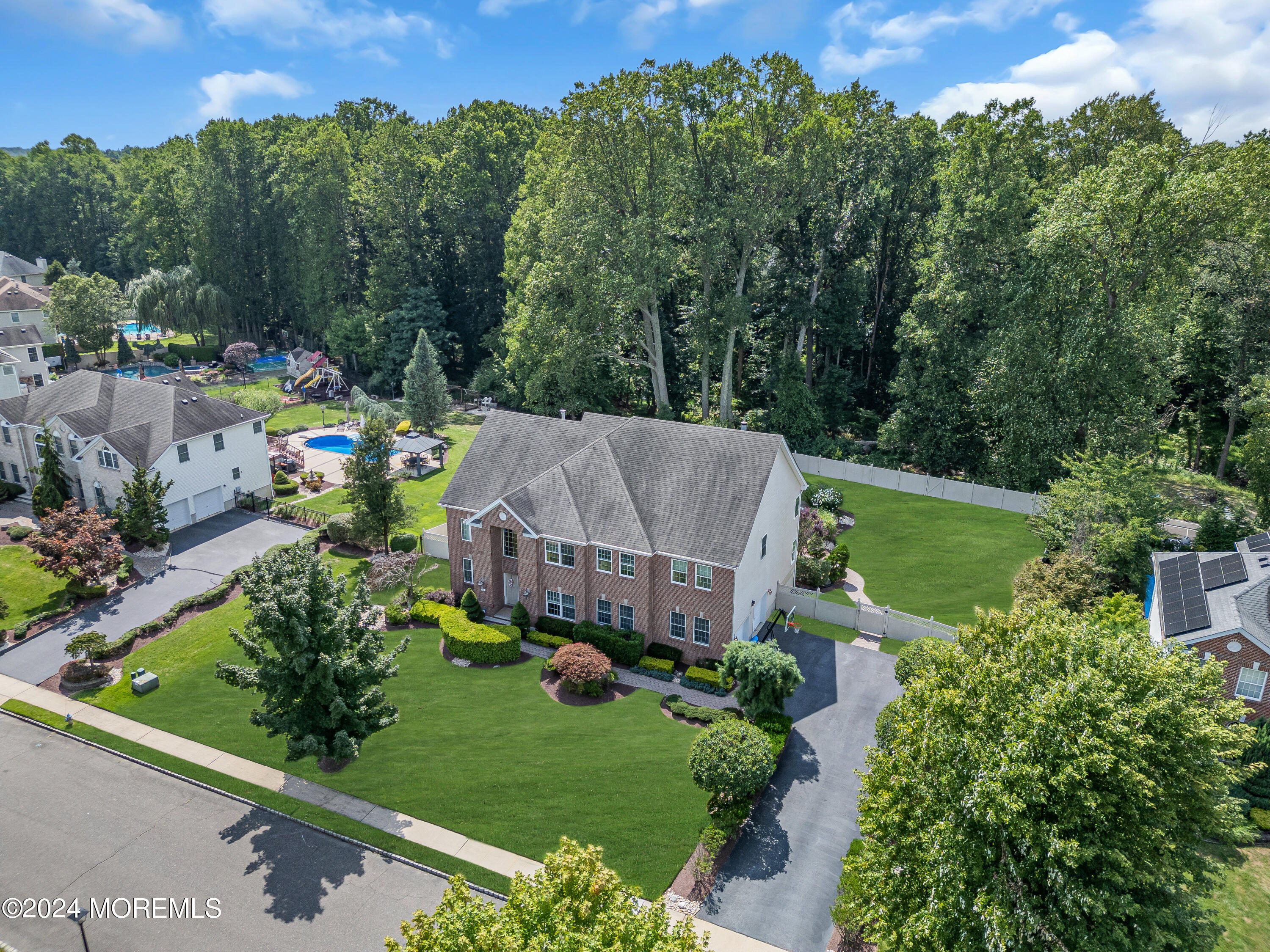 22 Cedar Knoll Road Jackson, NJ 08527 - Photo 75 of 76 an aerial view of a house with a garden