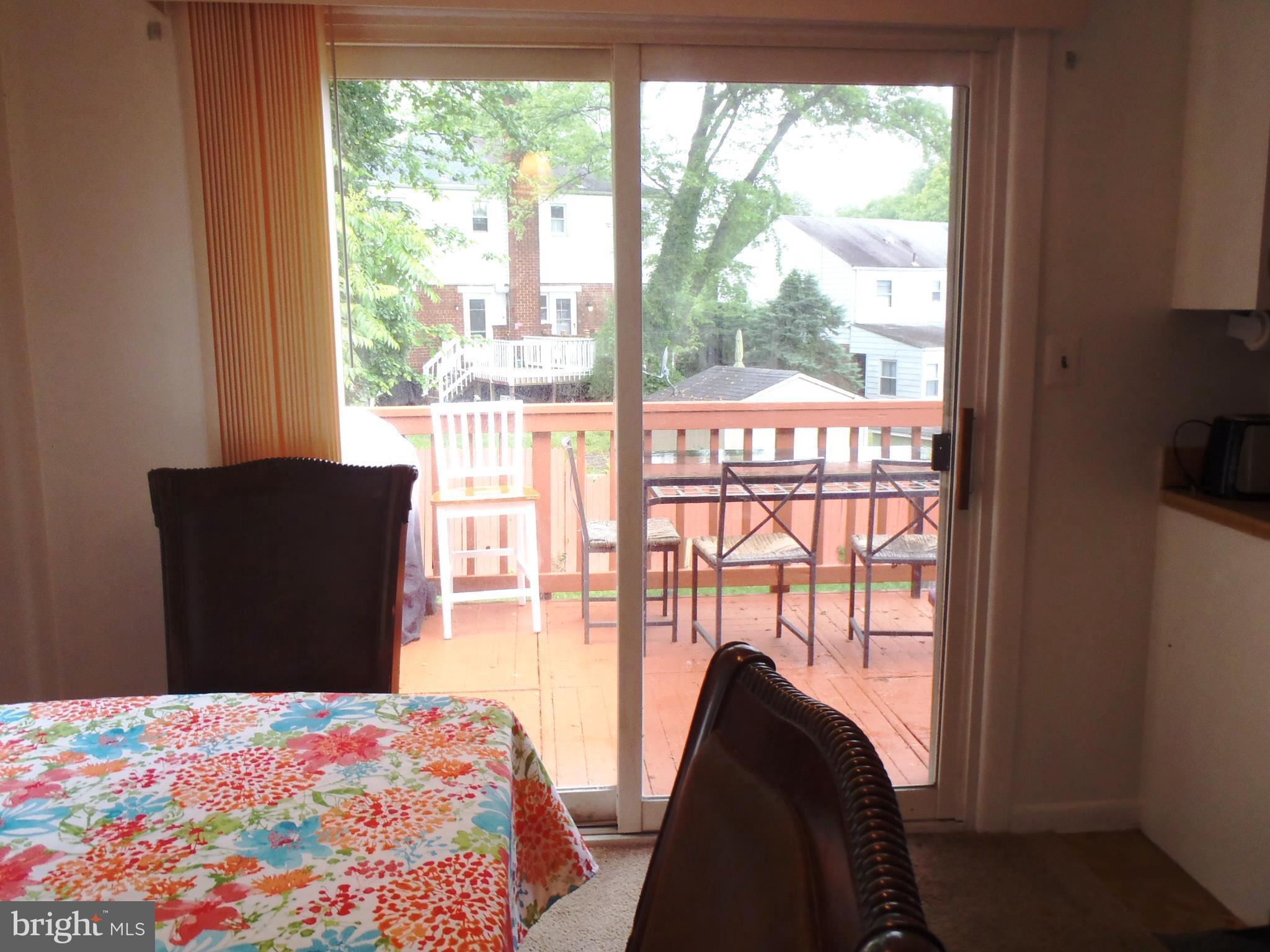 12003 Cook Court Silver Spring, MD 20902 - Photo 6 of 20 Dining room view of deck.