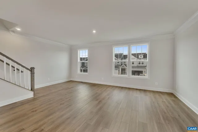 a view of livingroom with hardwood floor and window