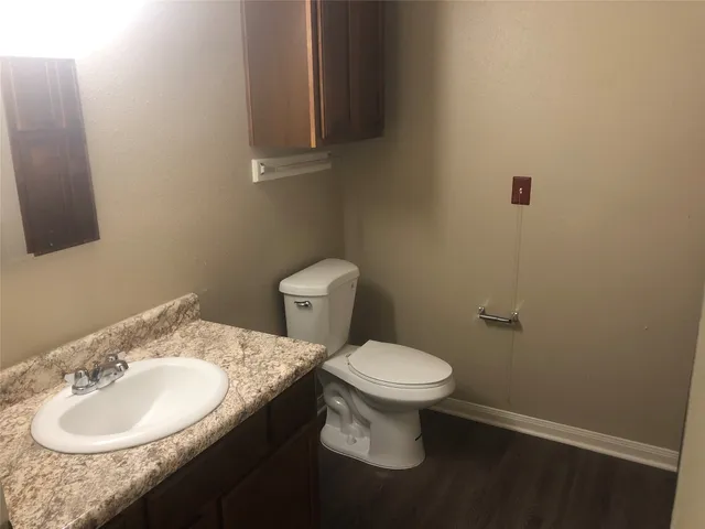 a bathroom with a sink and a toilet