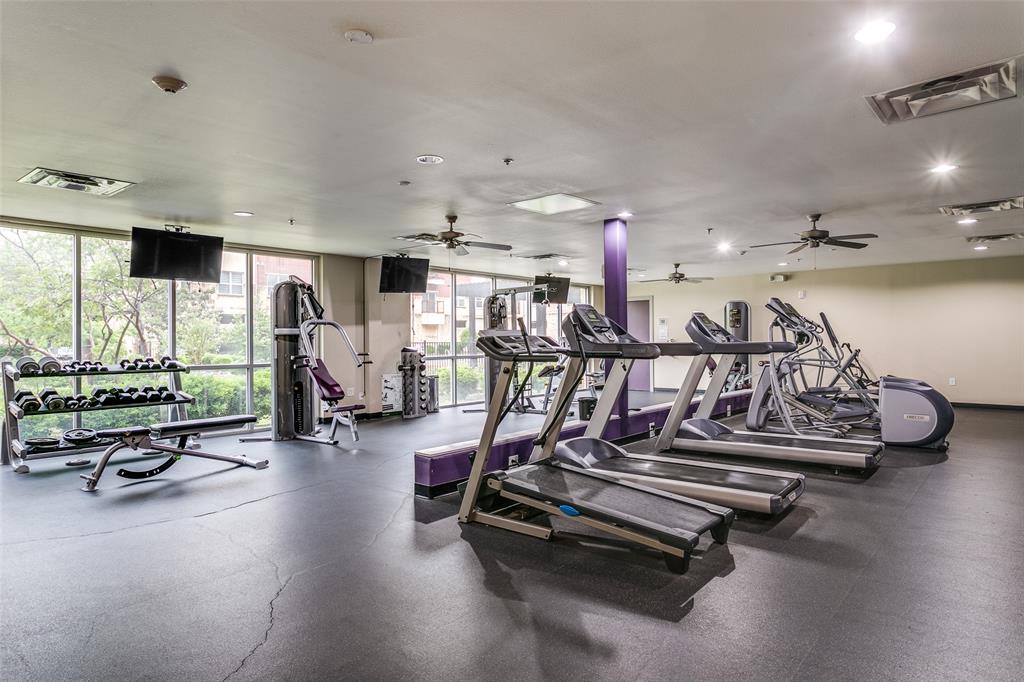 1100 West Trinity Mills Road, Unit 3005 Carrollton, TX 75006 - Photo 15 of 15 a view of a room with gym equipment