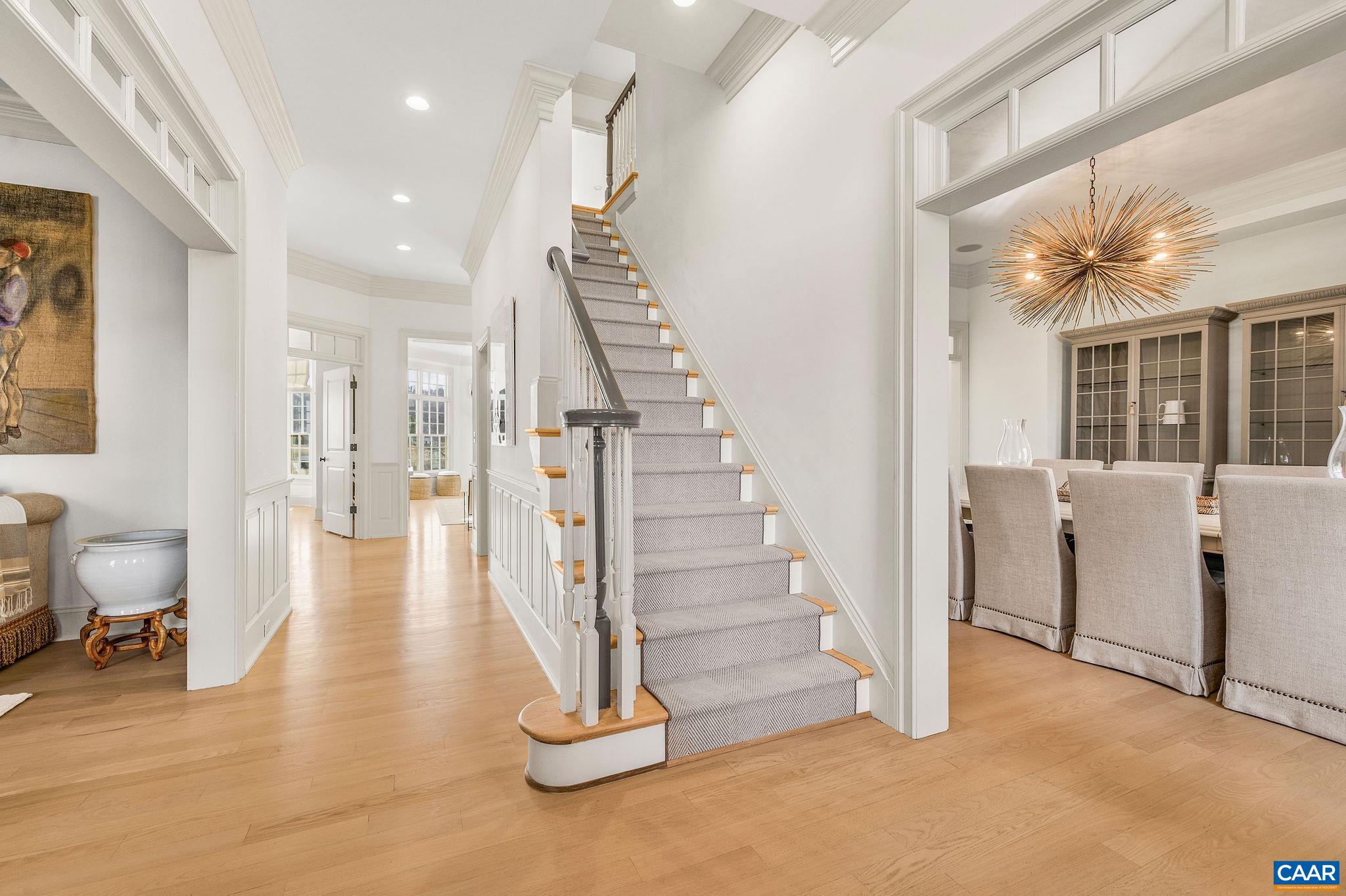 0 Ragged Mountain Drive Charlottesville, VA 22903 - Photo 9 of 70 a view of an entryway with wooden floor and a living room