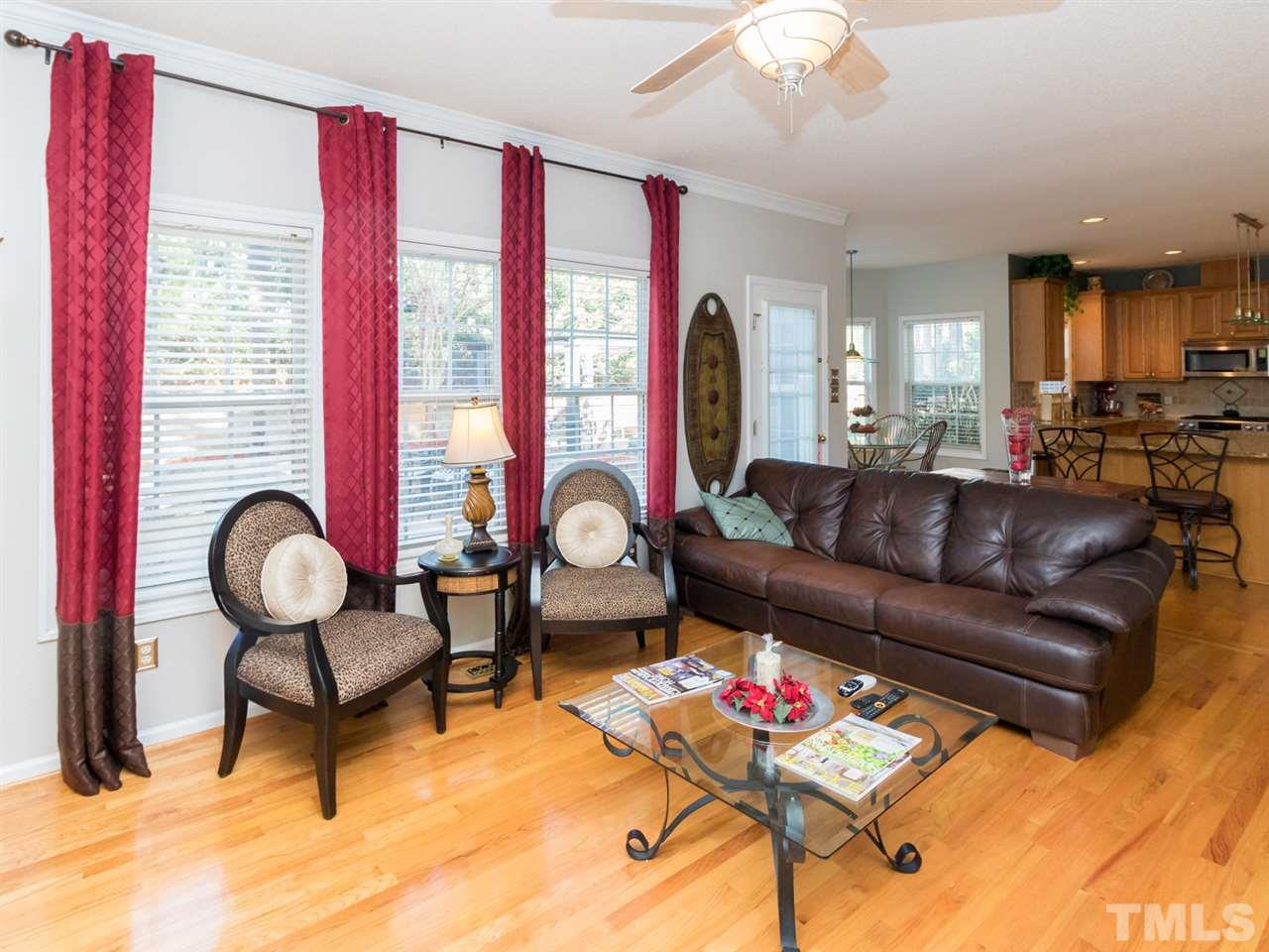 2500 Bulmer Terrace Raleigh, NC 27615 - Photo 5 of 25 a living room with furniture and a large window