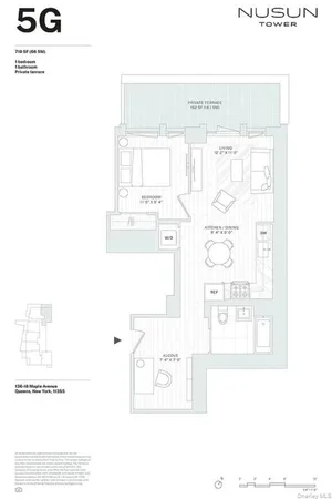 $899,000 | 136-18 Maple Avenue, Unit 5G | Flushing