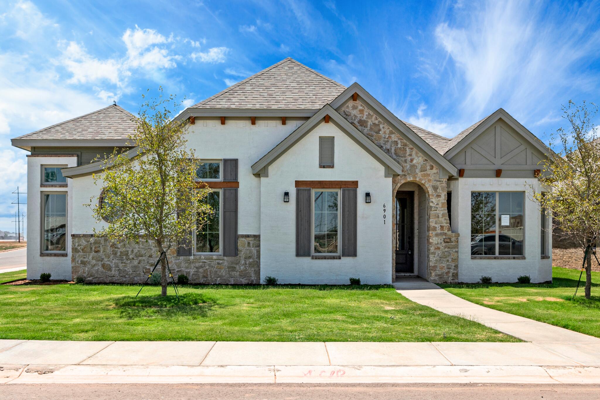 a house with a outdoor space