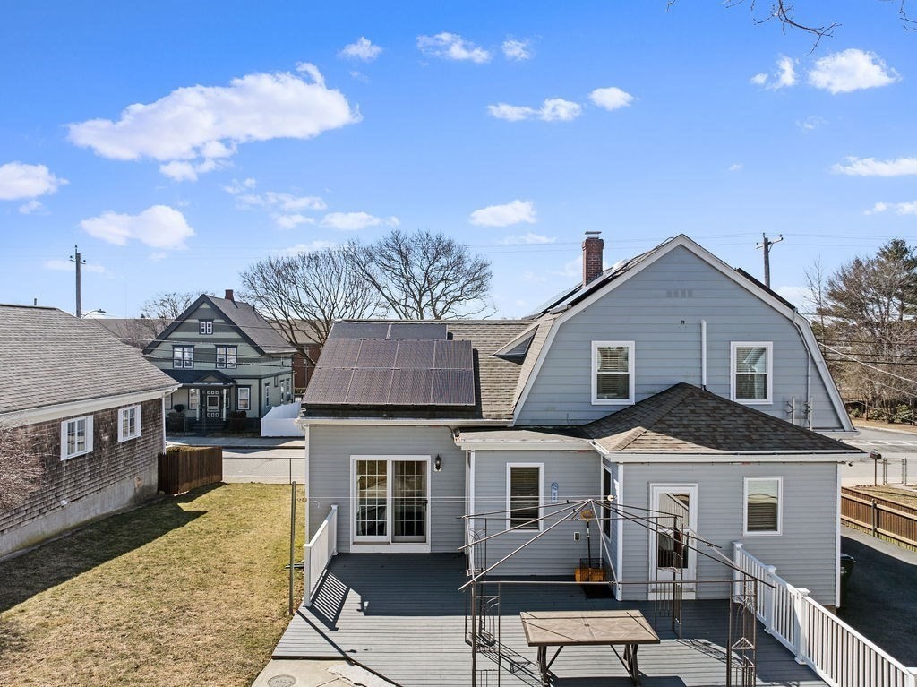 344 Anthony Street Fall River, MA 02721 - Photo 34 of 40 a front view of a house with yard and balcony