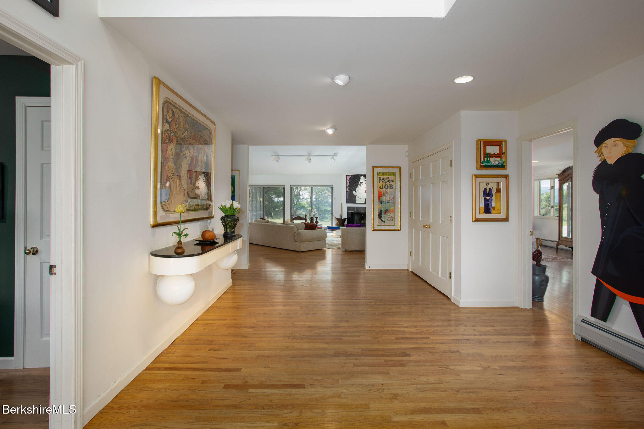 77 Hurlburt Road Great Barrington, MA 01230 - Photo 8 of 48 a view of a living room with furniture and wooden floor