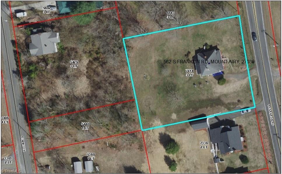 562 South Franklin Road Mount Airy, NC 27030 - Photo 14 of 15 Aerial Of House & land