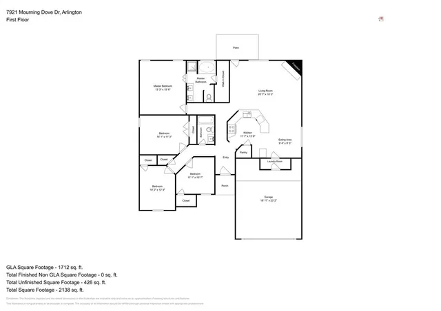 $2,400 | 7921 Mourning Dove Drive, Arlington, TX 76002