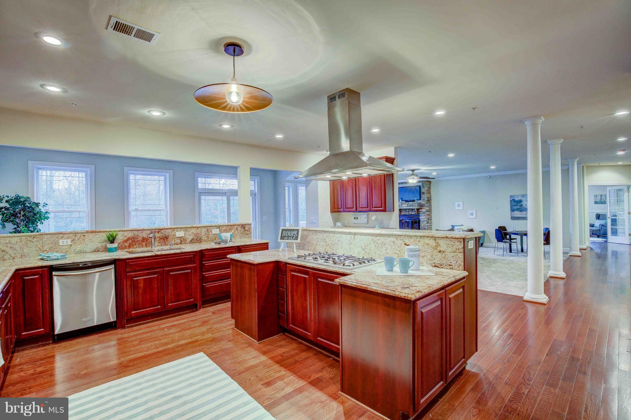 19120 Aquasco Road Brandywine, MD 20613 - Photo 14 of 63 Gourmet Kitchen-Island w Gas Stove-Range-Bartop