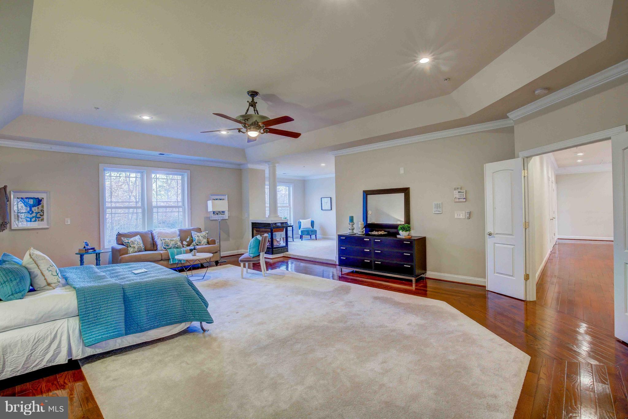 19120 Aquasco Road Brandywine, MD 20613 - Photo 32 of 63 Lg Master Bedroom - 20.6 X 28.6-Tray Ceilings-FP