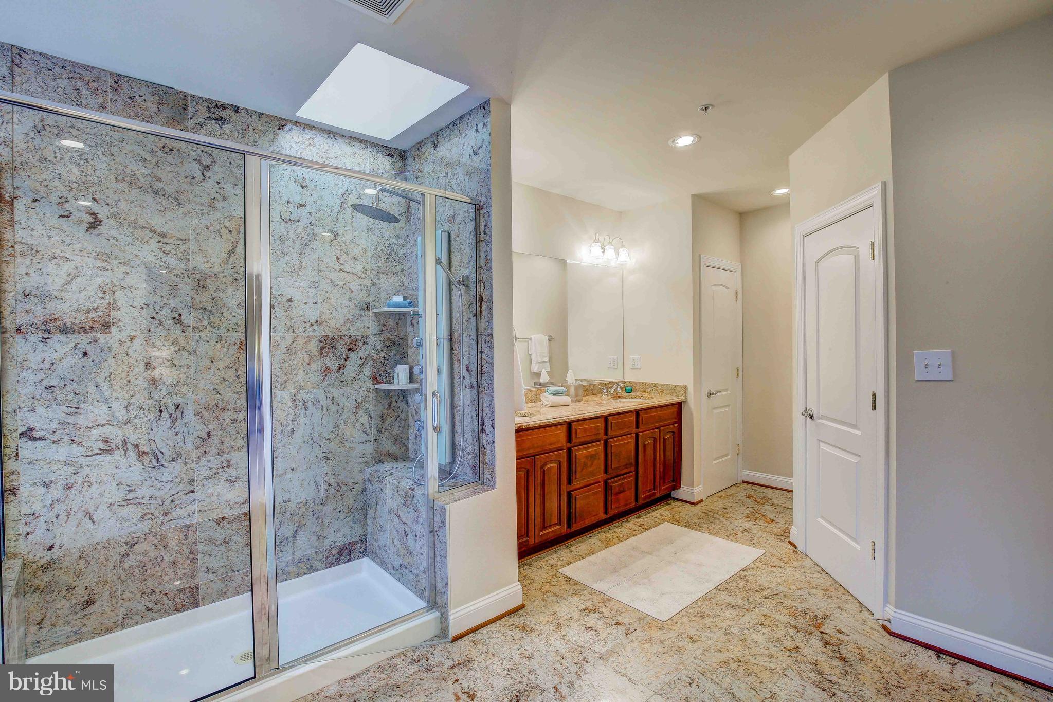 19120 Aquasco Road Brandywine, MD 20613 - Photo 41 of 63 Master Bath-Marble-Rain Showerhead-Double Commodes