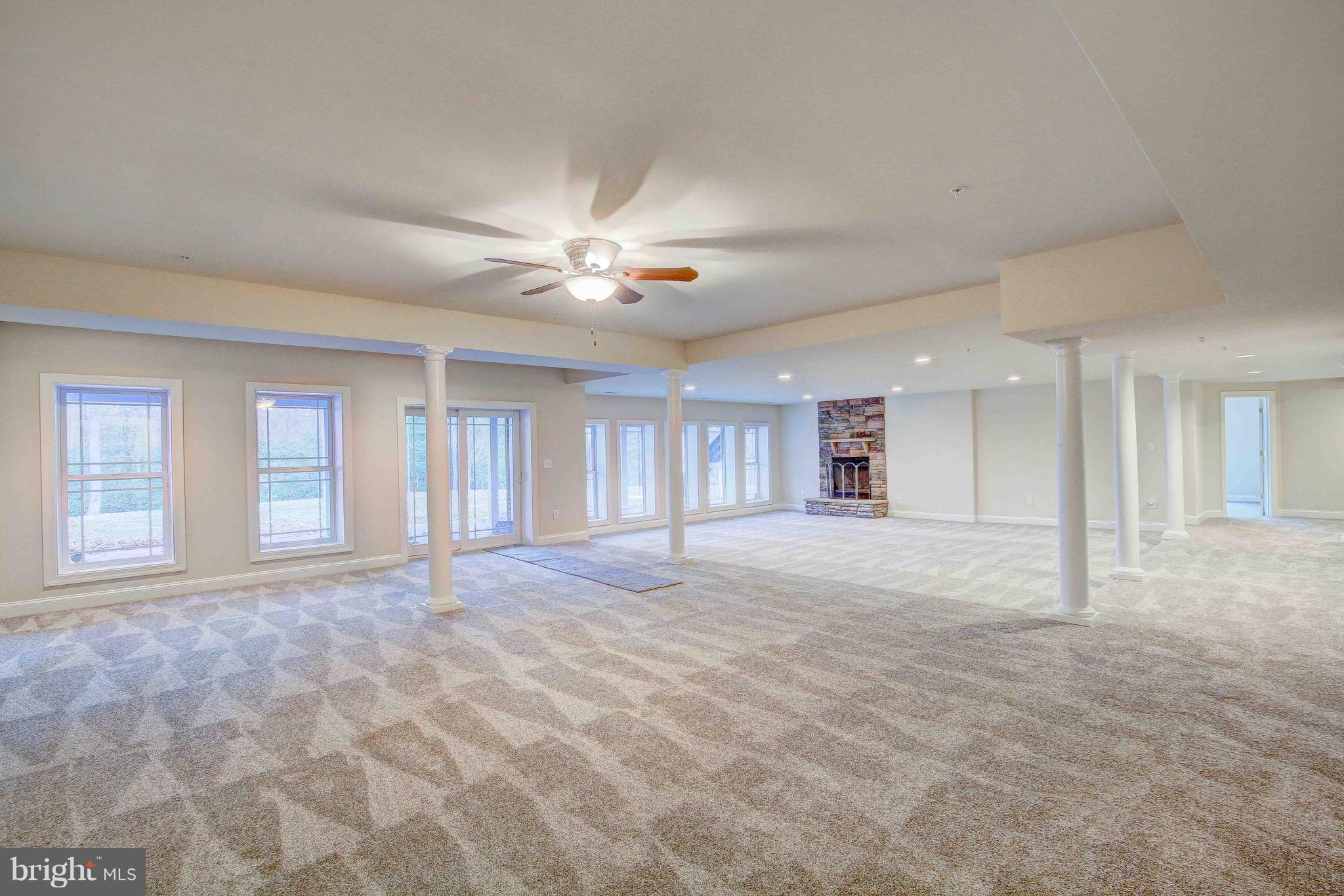 19120 Aquasco Road Brandywine, MD 20613 - Photo 58 of 63 Basement - 19 x 27 Recreation Area w Ceiling Fan