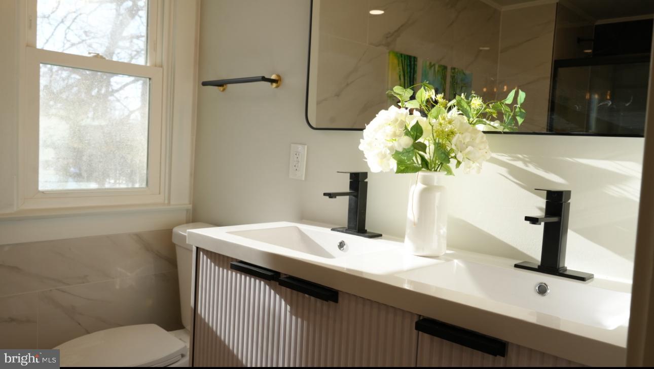 5114 Montgomery Road Ellicott City, MD 21043 - Photo 31 of 34 Modern elegance in a sunlit bathroom.